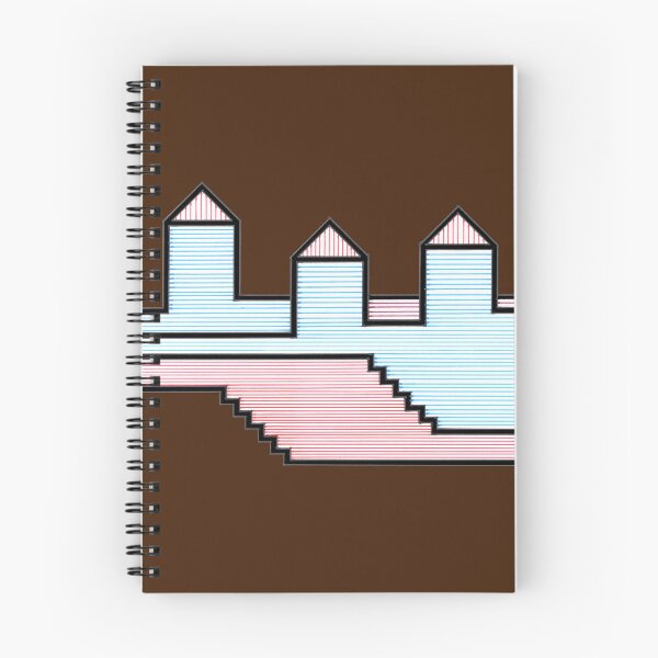 Item preview, LinesHousesStairs - Initial on Brown "Architectural Drawings" designed and sold by Istvan Ocztos.