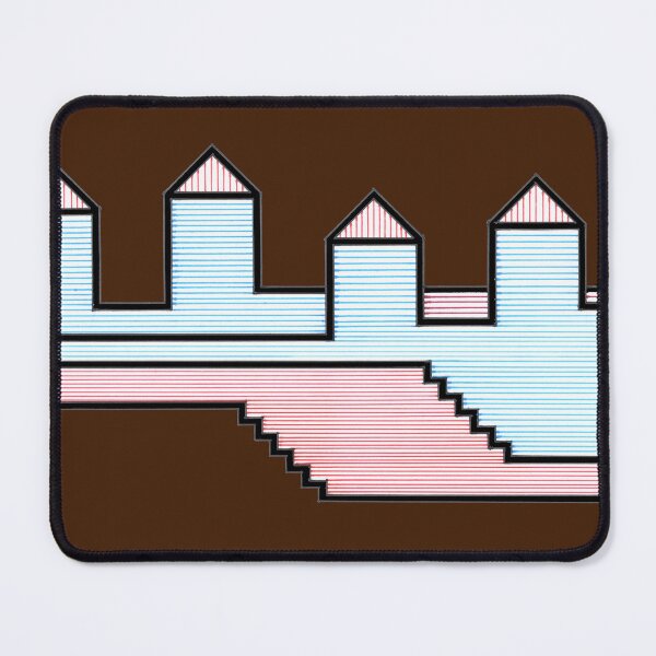 Item preview, LinesHousesStairs - Initial on Brown "Architectural Drawings" designed and sold by Istvan Ocztos.