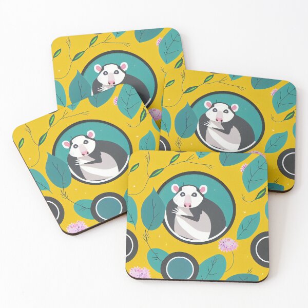 Item preview, Opossum In Cercles designed and sold by Blak-Sheep.