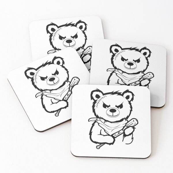 Item preview, Funny Angry Gangster Teddy Bear designed and sold by mkzmerch.