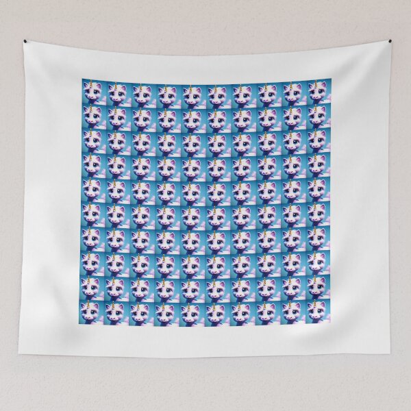 Item preview, Fluffy Unicorn Pattern #7 designed and sold by Ai-Studio-Art.