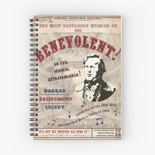 Item preview, Benevolent! The most dastardly musical poster! designed and sold by SirRobin126.