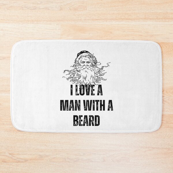 Item preview, I love a man with a beard - Christmas designed and sold by PellSilversmith.
