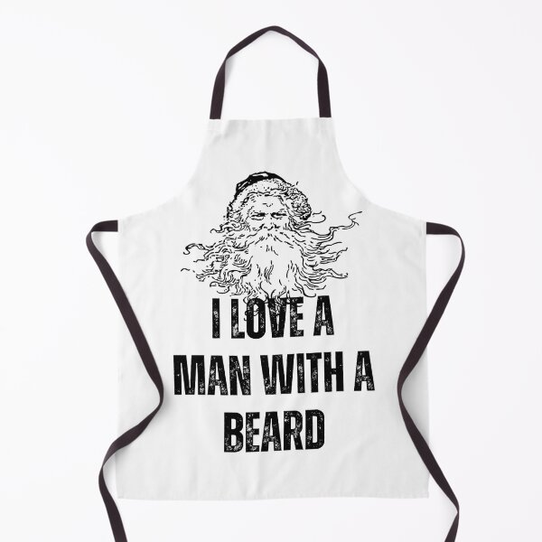 Item preview, I love a man with a beard - Christmas designed and sold by PellSilversmith.