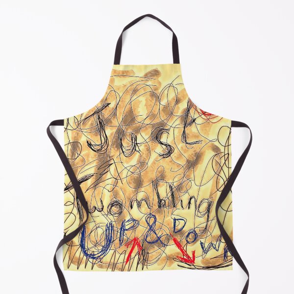 Item preview, "Just Twombling Up & Down", painting in the style of Cy Twombly designed and sold by thalasson.