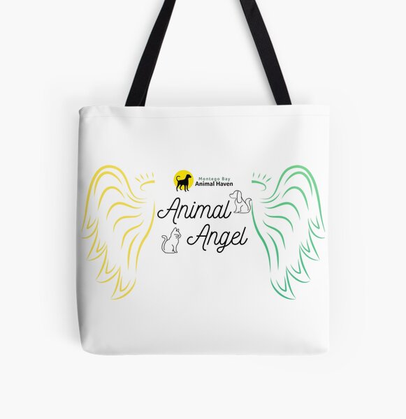Animal Angel All Over Print Tote Bag