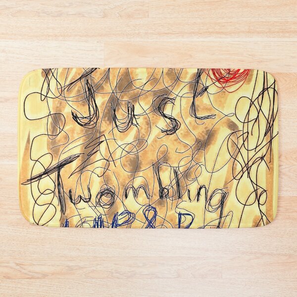 Item preview, "Just Twombling Up & Down", painting in the style of Cy Twombly designed and sold by thalasson.