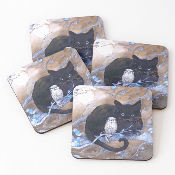 Item preview, A Cat And An Owl designed and sold by seritik.