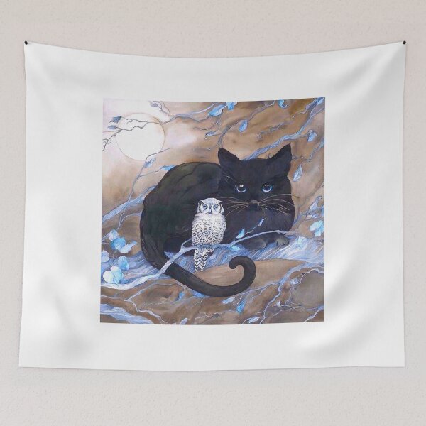 Item preview, A Cat And An Owl designed and sold by seritik.