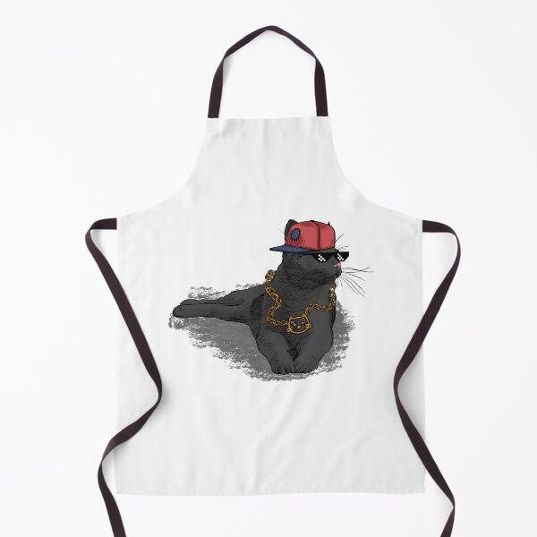Item preview, Funny Hip Hop Gangster Cat designed and sold by mkzmerch.