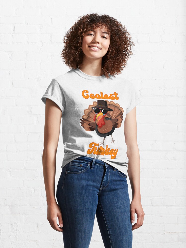 Disover Coolest Turkey Thanksgiving Classic T-Shirt