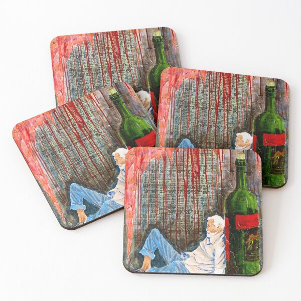 Item preview, "Wino"  mixed media statement on society designed and sold by Michael Arnold.