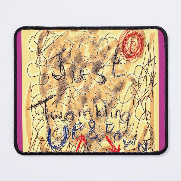 Item preview, "Just Twombling Up & Down", painting in the style of Cy Twombly designed and sold by thalasson.