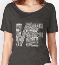 Camiseta ancha para mujer NF - Word Collaboration Design