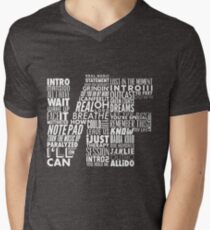 NF - Word Collaboration Design Men's V-Neck T-Shirt