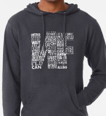 NF - Word Collaboration Design Lightweight Hoodie