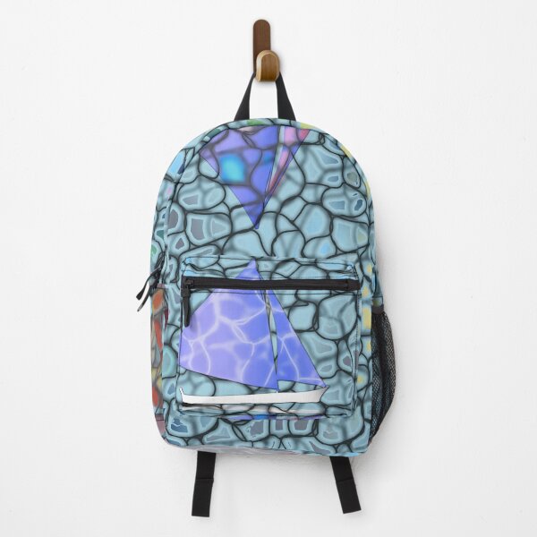 Item preview, sailboats, mosaic, ships, water pattern, boracay, sea, day, light, waves, reflections, tranquility, smoothness,relaxation, rest designed and sold by Maria Mihailova.