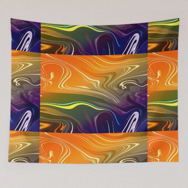 Item preview, Abstract Liquid Paint Digital Paper designed and sold by Aiartsshop.