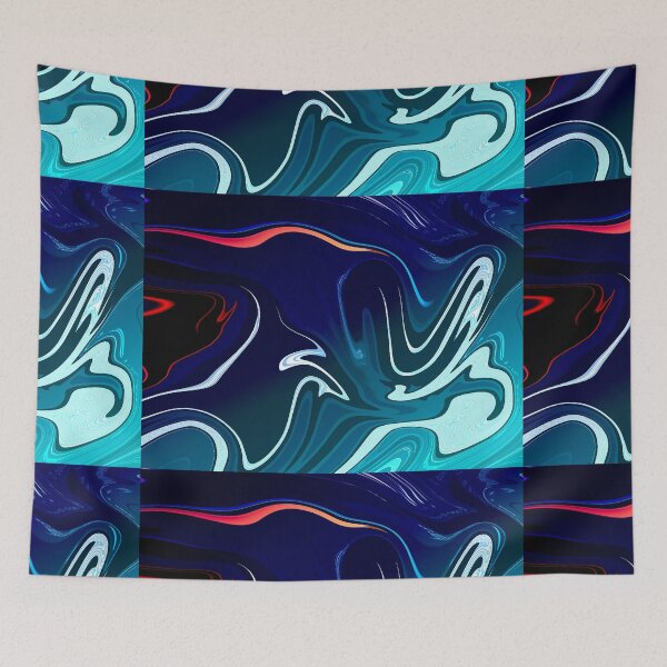Item preview, Abstract Liquid Paint Digital Paper designed and sold by Aiartsshop.