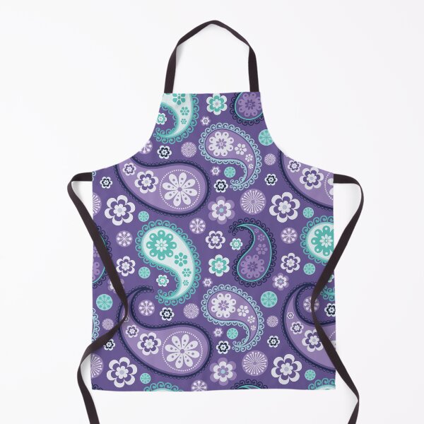 Item preview, Paisley Purple Mauve Aqua Sprials designed and sold by emma60.