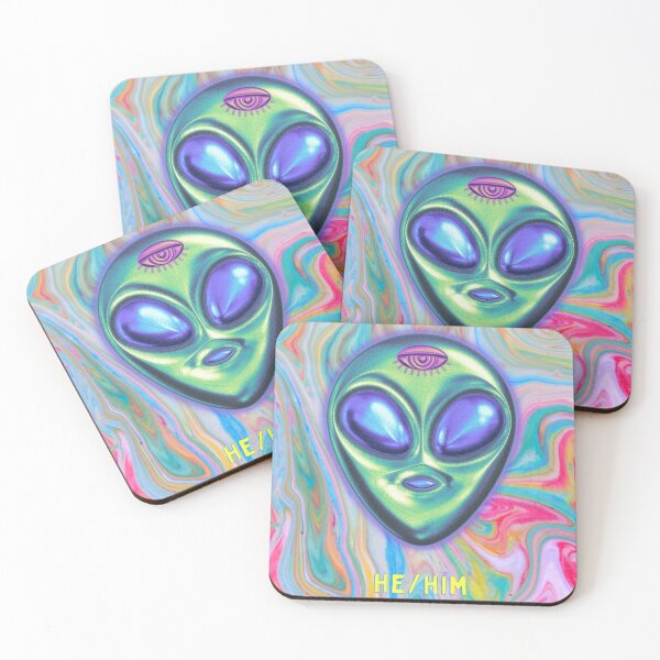 Item preview, He/Him Inclusive Alien designed and sold by NordicBerry.