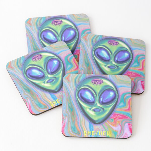 Item preview, She/Her Inclusive Alien designed and sold by NordicBerry.