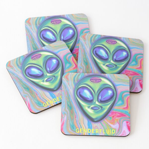 Item preview, Genderfluid Inclusive Alien designed and sold by NordicBerry.