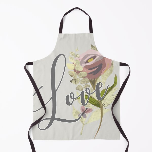 Item preview, Shabby chic abstract hand drawn wild rose gold LOVE - Caroline Laursen Original designed and sold by Caroline Laursen.