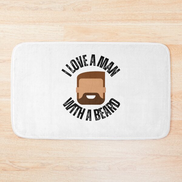 Item preview, I love a man with a beard - funny designed and sold by PellSilversmith.