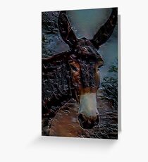 Mule Greeting Card