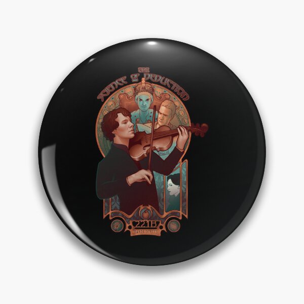 Item preview, The Science Of Deduction Sticker designed and sold by ebenezercim2.