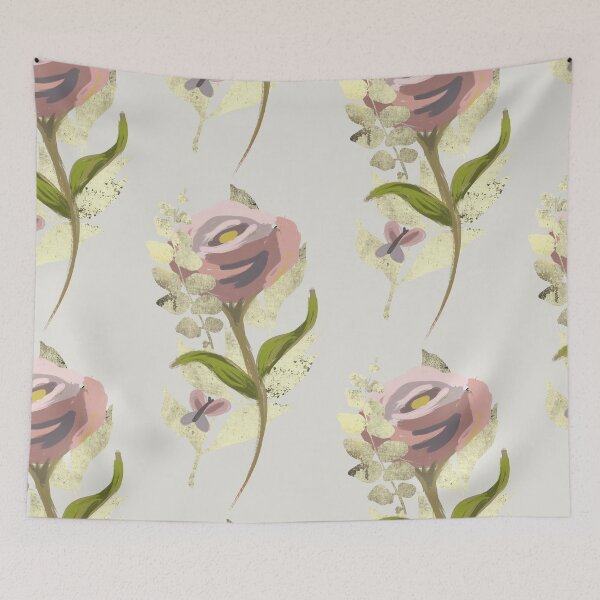 Item preview, Shabby chic abstract hand drawn wild rose gold repeat pattern - Caroline Laursen Original designed and sold by Caroline Laursen.
