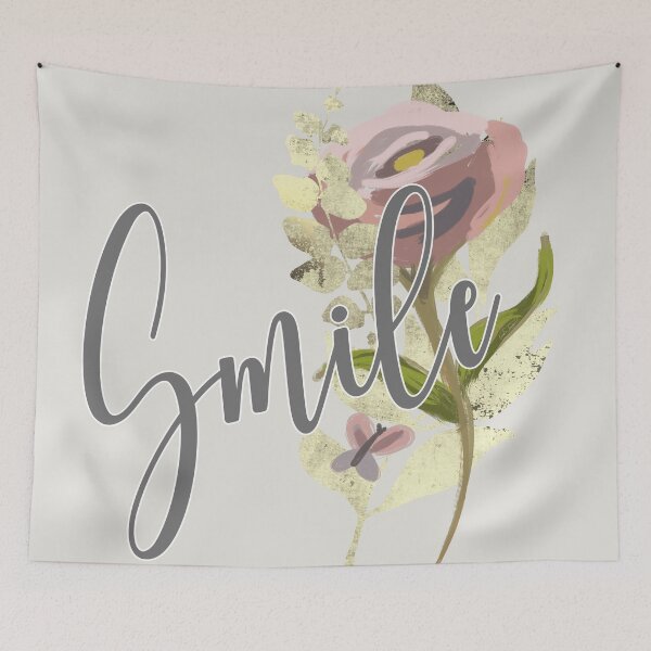 Artikelvorschau, Shabby Chic abstraktes handgezeichnetes wildes Roségold SMILE - Caroline Laursen Original entworfen und verkauft von Caroline Laursen.