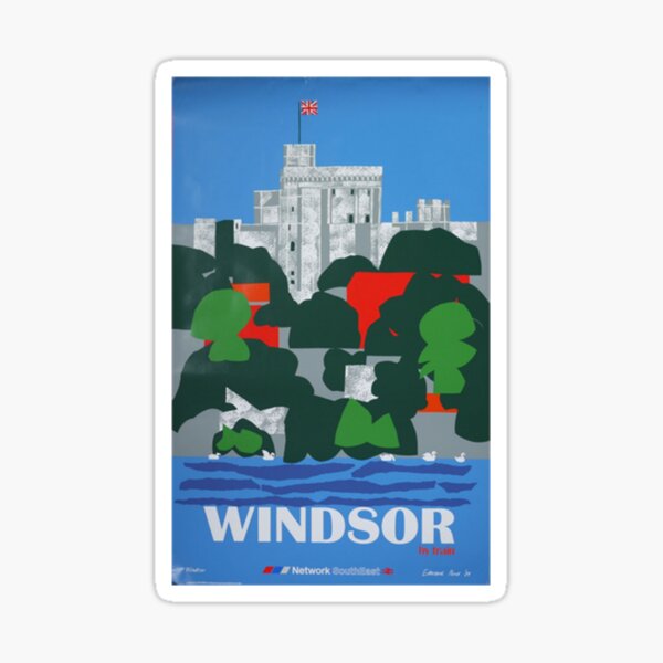 "Windsor castle " Sticker for Sale by SecondStarMagic Redbubble