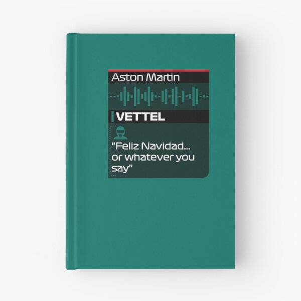 Item preview, Festive Vettel says Feliz Navidad - F1 Team Radio Quote designed and sold by StickItOnPole.