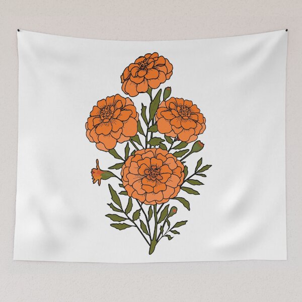 Item preview, Marigold Flowers designed and sold by virillanissa.