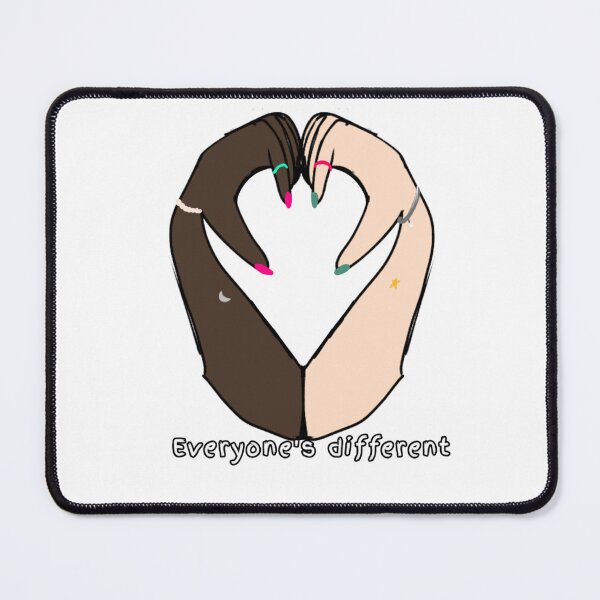 Item preview, Everyone is different  designed and sold by RainyWeekends.