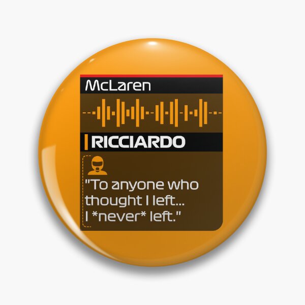 Artikelvorschau, Ricciardo ist nie gegangen - F1-Team-Radio-Zitat entworfen und verkauft von StickItOnPole.