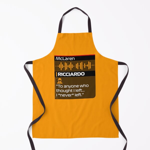 Item preview, Ricciardo Never Left - F1 Team Radio Quote designed and sold by StickItOnPole.