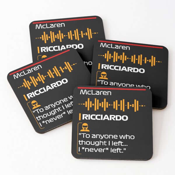 Item preview, Ricciardo Never Left - F1 Team Radio Quote designed and sold by StickItOnPole.