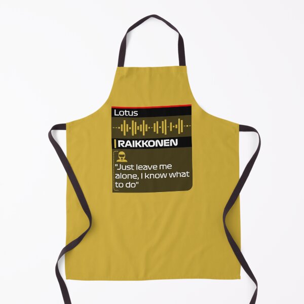 Item preview, Leave Raikkonen Alone! - F1 Team Radio Quote designed and sold by StickItOnPole.