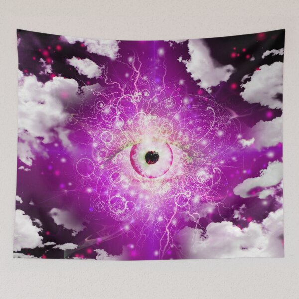 Item preview, Purple Cosmic Eye designed and sold by Edenglow Prints & Peculiars.