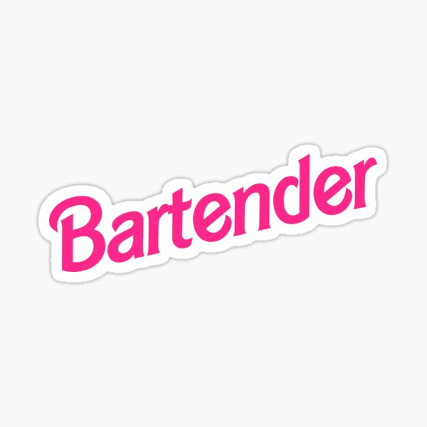 Bartender Stickers Redbubble