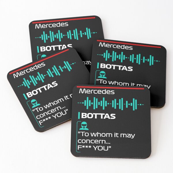 Item preview, Bottas - To whom it may concern - F1 Team Radio Quote designed and sold by StickItOnPole.