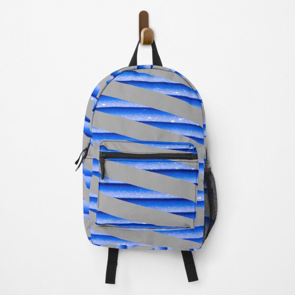 Item preview, Gray Stripes on Blue Stripes designed and sold by calibrit.