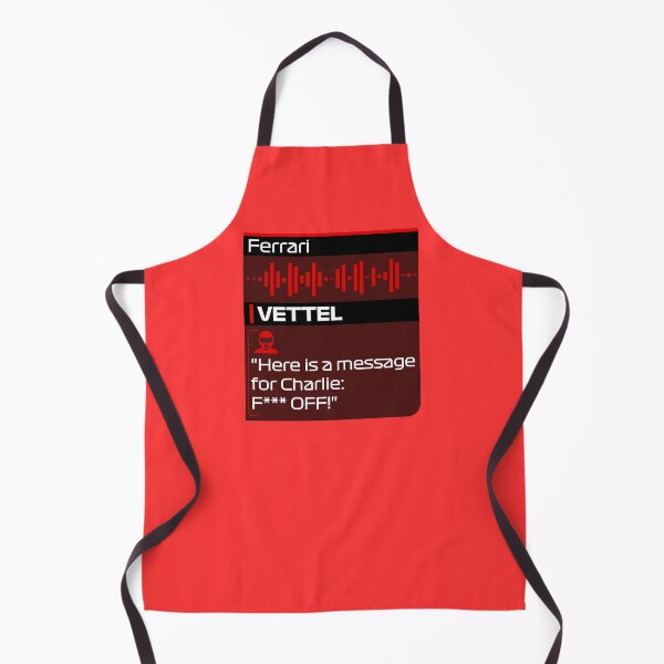 Item preview, Vettel's Message for Charlie! - F1 Team Radio Quote designed and sold by StickItOnPole.