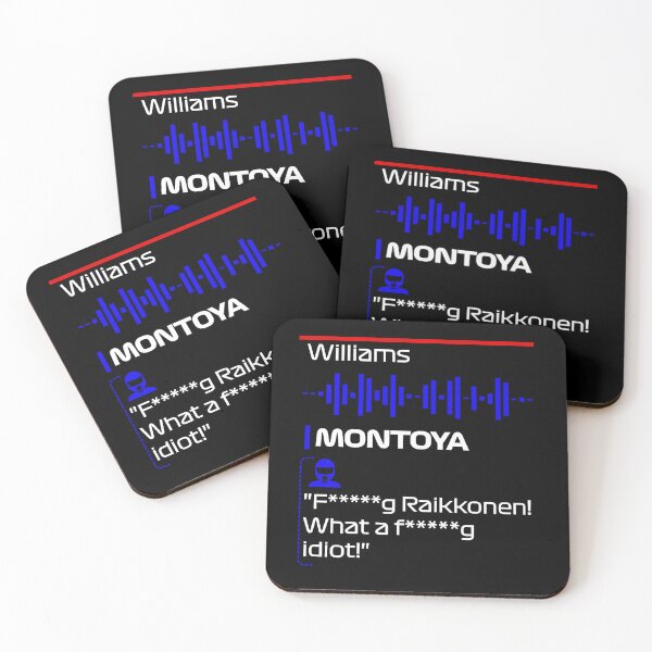 Item preview, Montoya <3 Raikkonen - F1 Team Radio Quote designed and sold by StickItOnPole.