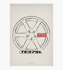 Wheel - TE37SL Photographic Print