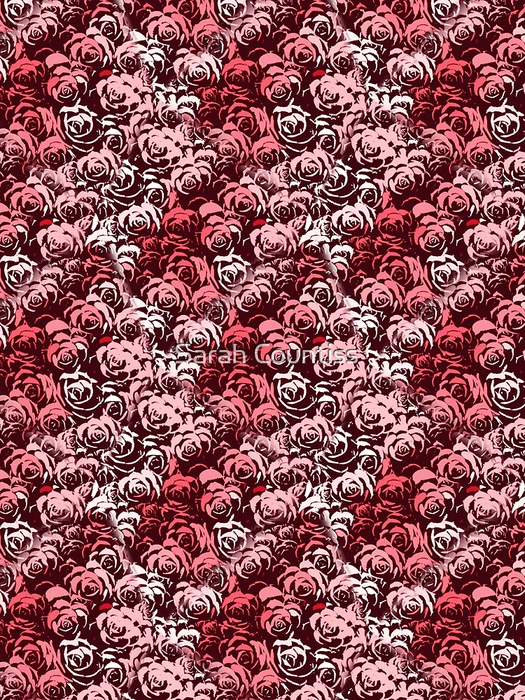 Thumbnail 3 of 3, Scarf, Wild Roses Mod Design designed and sold by Sarah Countiss.