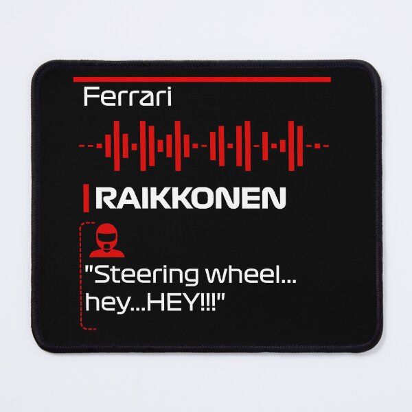 Item preview, Raikkonen's Steering Wheel HEY! - F1 Team Radio Quote designed and sold by StickItOnPole.